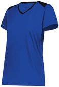 Holloway Ladies Momentum Team Tee 223701 ROYAL/BLACK Primary