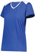 Holloway Ladies Momentum Team Tee 223701 ROYAL/WHITE Primary