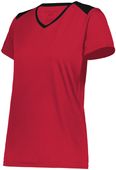 Holloway Ladies Momentum Team Tee 223701 SCARLET/BLACK Primary