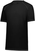 Augusta Youth Super Soft-Spun Poly Tee 6843 BLACK Primary