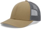 Pacific Headwear Low-Pro Trucker Cap P114 BUCK/LT CHARCOAL/BUCK Primary