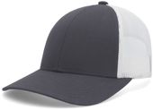 Pacific Headwear Low-Pro Trucker Cap P114 GRAPHITE/WHITE/GRAPHITE Primary