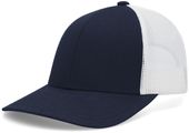Pacific Headwear Low-Pro Trucker Cap P114 NAVY/WHITE/NAVY Primary