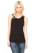 Bella+Canvas Women's Baby Rib Tank 1080 BLACK Primary