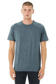 Bella+Canvas Men's Heather Cvc Raglan Tee 3201 HEATHER SLATE Primary
