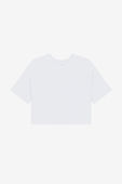Bella+Canvas Womens Jersey Crop Tee 6482 WHITE Primary
