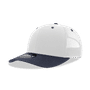 Decky Mid Prof 6Panel Cotton Trucker 6021 WHT/NVY Primary