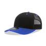 Decky Mid Prof 6Panel Cotton Trucker 6021 BLK/RYL Primary