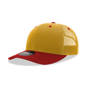Decky Mid Prof 6Panel Cotton Trucker 6021 GLD/CAR Primary