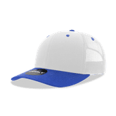 Decky Mid Prof 6Panel Cotton Trucker 6021 WHT/RYL Primary