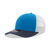 Decky Mid Prof 6Panel Cotton Trucker 6021 NVY/SKY/WH Primary