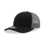 Decky Mid Prof 6Panel Cotton Trucker 6021 BLK/CHA Primary