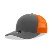 Decky Mid Prof 6Panel Cotton Trucker 6021 CHA/ORN Primary