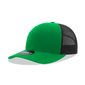 Decky Mid Prof 6Panel Cotton Trucker 6021 KEL/BLK Primary