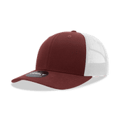 Decky Mid Prof 6Panel Cotton Trucker 6021 MAR/WHT Primary