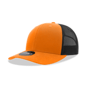 Decky Mid Prof 6Panel Cotton Trucker 6021 ORN/BLK Primary