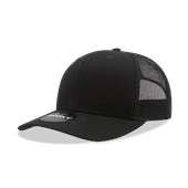 Decky Mid Prof 6Panel Cotton Trucker 6021 BLACK Primary