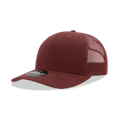 Decky Mid Prof 6Panel Cotton Trucker 6021 MAROON Primary