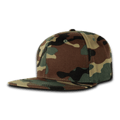 Decky Retro Fitted Caps RP1 WOODLAND Primary