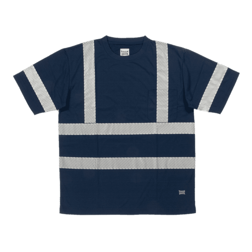 Tough Duck S/S Safety T-Shirt W/ Segmented Stripes ST122