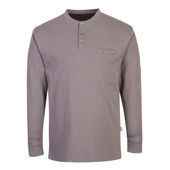 Portwest Fr Antistatic Henley T-Shirt FR32 GREY Primary