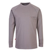 Portwest Fr Antistatic Crew Neck T FR33 GREY Primary