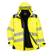 Portwest Pw3 Hi-Vis 3In1 Jacket PW365 YELLOW/BLACK Primary