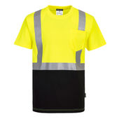 Portwest Nashville 2-Tone T-Shirt S358 YELLOW/BLACK Primary