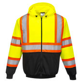Portwest Kansas Zipped Hoodie UB316 YELLOW/BLACK Primary