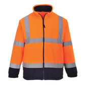 Portwest Hi-Vis 2-Tone Fleece UF301 ORANGE/NAVY Primary