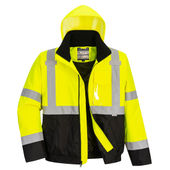 Portwest Hi-Vis Two-Tone Bomber Jacket US363 YELLOW/BLACK Primary