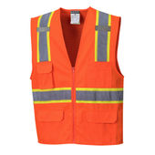 Portwest Jackson Hi-Vis Executive Vest US372 ORANGE Primary