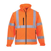 Portwest Hi-Vis Softshell Jacket US428 ORANGE Primary