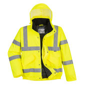Portwest Hi-Vis Bomber Jacket US463 YELLOW Primary