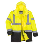 Portwest 5In1 Hi-Vis Executive Jacket US768 YELLOW/BLACK Primary