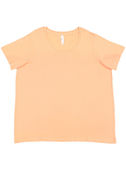 LAT Sportswear Ladies Curvy Fine Jersey Tee SUNSET Primary