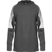 Badger Lineup Youth Hood Tee 221100 GRAPHITE/GRAPHITE LINEUP Primary