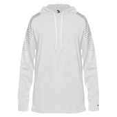 Badger Lineup Hood Tee 421100 WHITE/SILVER LINEUP Primary