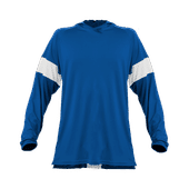 Alleson 545Lsy Contender Long Sleeve A00385 ROYAL BLUE/WHITE Primary