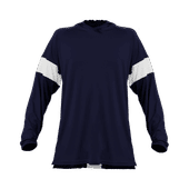 Alleson 545Lsy Contender Long Sleeve A00385 NAVY/WHITE Primary