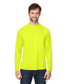 Core 365 Unisex Ultra Uvp Long-Sleeve Raglan T-Shirt CE110 SAFETY YELLOW Primary
