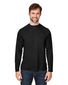 Core 365 Unisex Ultra Uvp Long-Sleeve Raglan T-Shirt CE110 BLACK Primary