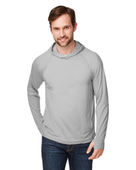 North End Unisex Jaq Stretch Performance Hoodie NE105 PLATINUM Primary