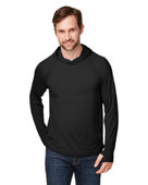 North End Unisex Jaq Stretch Performance Hoodie NE105 BLACK Primary