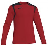 Joma Mens/Boys Tshirt Championship V Sky Long Sleeve 101375 RED-BLACK Primary