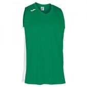 Joma Mens/Boys Cancha III Tshirt Sleeveless 101573 GREEN-WHITE Primary