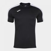 Joma Mens/Boys Academy Tshirt Short Sleeve 101656 BLACK-WHITE Primary