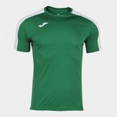 Joma Mens/Boys Academy Tshirt Short Sleeve 101656 GREEN-WHITE Primary