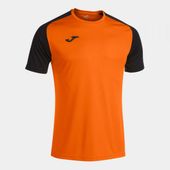 Joma Mens/Boys Academy IV Short Sleeve Tshirt 101968 ORANGE-BLACK Primary