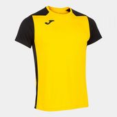 Joma Mens/Boys Record II Short Sleeve Tshirt 102223 YELLOW-BLACK Primary